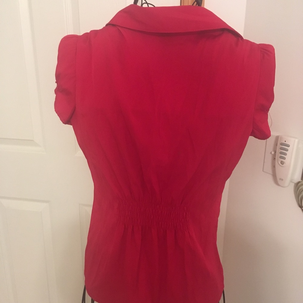 NWOT Red Blouse - Picture 3 of 5